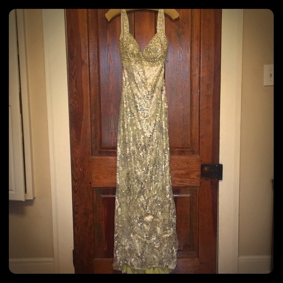 Sequin Prom Dress - Picture 2 of 7